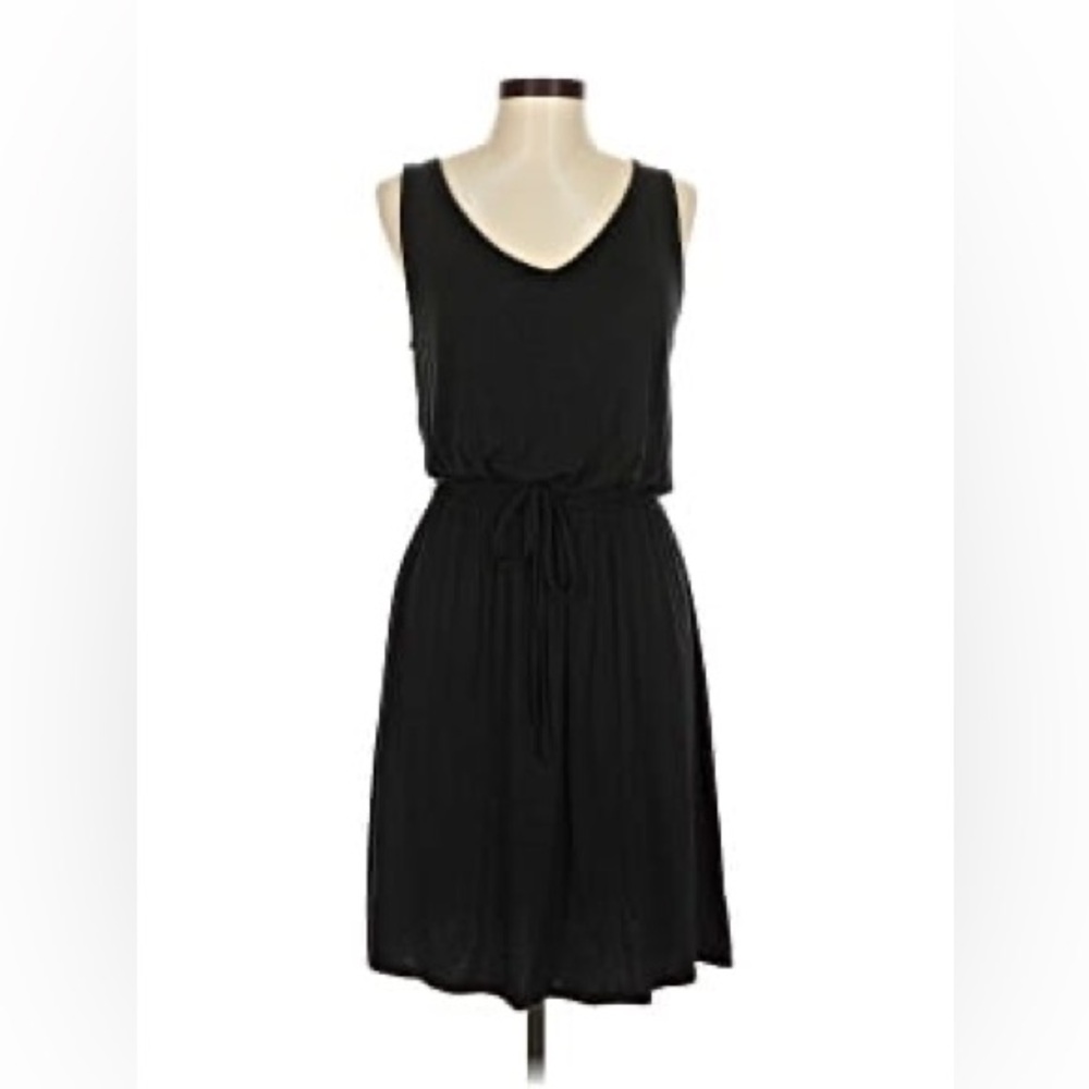 Merona Cotton Tank Knit T Shirt Dress - Black